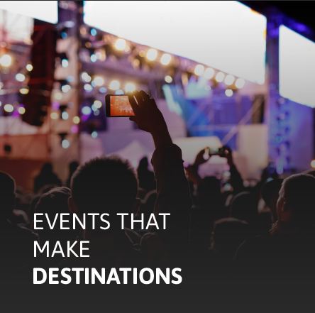 Events that make destinations